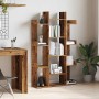 Librería de madera contrachapada envejecida 86x25,5x140 cm en Librerías y estanterías | Comprar online en Foru.es