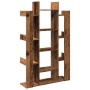 Librería de madera contrachapada envejecida 86x25,5x140 cm en Librerías y estanterías | Comprar online en Foru.es