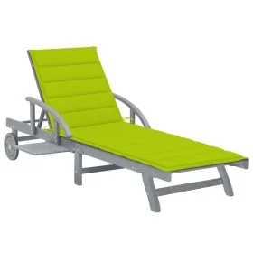 Gartenliege mit Kissen aus massivem Akazienholz von vidaXL, Liegen - Ref: Foro24-3061340, Preis: 203,20 €, Rabatt: %