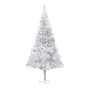 Árbol de Navidad preiluminado con luces y bolas plateado 180 cm en Decoración Festiva y Estacional | Comprar online en Foru.es