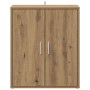 Mueble zapatero madera ingeniería roble artisan 60x35x70 cm en Zapateros y organizadores de calzado | Comprar online en Foru.es