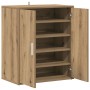 Mueble zapatero madera ingeniería roble artisan 60x35x70 cm en Zapateros y organizadores de calzado | Comprar online en Foru.es