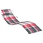 Garden lounger with table and cushion in solid acacia wood by vidaXL, Loungers - Ref: Foro24-3061600, Price: 189,03 €, Discou...