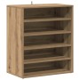 Mueble zapatero madera ingeniería roble artisan 60x35x70 cm en Zapateros y organizadores de calzado | Comprar online en Foru.es