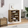 Mueble zapatero madera ingeniería roble artisan 60x35x70 cm en Zapateros y organizadores de calzado | Comprar online en Foru.es