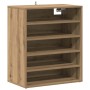 Mueble zapatero madera ingeniería roble artisan 60x35x70 cm en Zapateros y organizadores de calzado | Comprar online en Foru.es