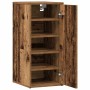 Mueble zapatero madera de ingeniería envejecida 32x35x70 cm en Zapateros y organizadores de calzado | Comprar online en Foru.es