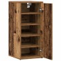 Muebles zapateros 2 uds madera ingeniería envejecida 32x35x70cm en Zapateros y organizadores de calzado | Comprar online en Foru