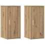 Muebles zapateros 2 uds madera roble artisan 32x35x70 cm en Zapateros y organizadores de calzado | Comprar online en Foru.es