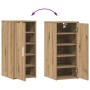 Muebles zapateros 2 uds madera roble artisan 32x35x70 cm en Zapateros y organizadores de calzado | Comprar online en Foru.es
