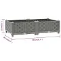 Arriate polipropileno 80x40x23 cm de vidaXL, Maceteros y jardineras - Ref: Foro24-153290, Precio: 41,61 €, Descuento: %