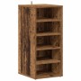 Mueble zapatero madera de ingeniería envejecida 32x35x70 cm en Zapateros y organizadores de calzado | Comprar online en Foru.es