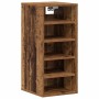 Mueble zapatero madera de ingeniería envejecida 32x35x70 cm en Zapateros y organizadores de calzado | Comprar online en Foru.es