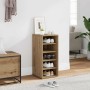 Mueble zapatero madera de ingeniería roble artisan 32x35x70 cm en Zapateros y organizadores de calzado | Comprar online en Foru.
