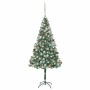 Árbol de Navidad artificial con LEDs, bolas y piñas 180 cm en Decoración Festiva y Estacional | Comprar online en Foru.es