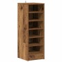 Mueble zapatero de aglomerado madera vieja 32x35x92 cm en Zapateros y organizadores de calzado | Comprar online en Foru.es