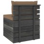 Muebles de jardín de palets 2 piezas cojines madera de pino de vidaXL, Conjuntos de jardín - Ref: Foro24-3061667, Precio: 153...