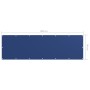 Toldo para balcón tela oxford azul 90x300 cm en Sombrillas | Comprar online en Foru.es