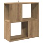Estantería madera de ingeniería roble artisan 60x24x63 cm en Librerías y estanterías | Comprar online en Foru.es