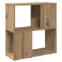 Estantería madera de ingeniería roble artisan 60x24x63 cm en Librerías y estanterías | Comprar online en Foru.es