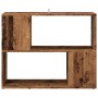 Estantería/divisor de espacios madera envejecida 80x24x63 cm en Librerías y estanterías | Comprar online en Foru.es
