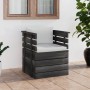 Sillón de jardín con cojines madera de pino de vidaXL, Sofás modulares de exterior - Ref: Foro24-3061721, Precio: 105,88 €, D...