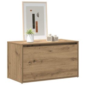 Banco de pasillo de aglomerado roble artesanal 80x40x45 cm en Bancos para recibidores y almacenamiento | Comprar online en Foru.