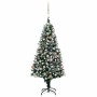 Árbol de Navidad helado con luces, bolas y piñas 180 cm en Decoración Festiva y Estacional | Comprar online en Foru.es