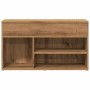 Banco zapatero madera de ingeniería roble artisan 80x30x45 cm en Zapateros y organizadores de calzado | Comprar online en Foru.e