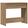 Mesa consola madera de ingeniería roble artesanal 89x41x76,5 cm en Mesas auxiliares | Comprar online en Foru.es