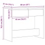 Mesa consola madera de ingeniería roble artesanal 89x41x76,5 cm en Mesas auxiliares | Comprar online en Foru.es