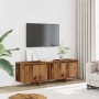 Mueble de TV madera ingeniería madera envejecida 120x30x40,5 cm en Muebles TV | Comprar online en Foru.es