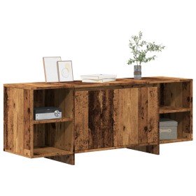 Mueble de TV madera de ingeniería envejecida 130x35x50 cm en Muebles TV | Comprar online en Foru.es
