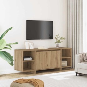 Mueble de TV madera de ingeniería roble artisan 130x35x50 cm en Muebles TV | Comprar online en Foru.es