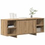 Mueble de TV madera de ingeniería roble artisan 130x35x50 cm en Muebles TV | Comprar online en Foru.es