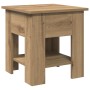 Mesa de centro madera de ingeniería roble artisan 40x40x42 cm en Mesas de centro | Comprar online en Foru.es
