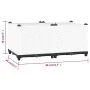 Arriate polipropileno 80x40x38 cm de vidaXL, Maceteros y jardineras - Ref: Foro24-153309, Precio: 44,56 €, Descuento: %