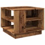 Mesa de centro madera ingeniería madera envejecida 55x55x42 cm en Mesas de centro | Comprar online en Foru.es