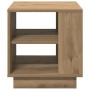 Mesa de centro madera de ingeniería roble artisan 40x40x43 cm en Mesas de centro | Comprar online en Foru.es