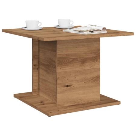 Mesa de centro madera ingeniería roble artisan 55,5x55,5x40 cm en Mesas de centro | Comprar online en Foru.es
