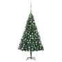 Árbol de Navidad preiluminado con luces y bolas verde 180 cm en Decoración Festiva y Estacional | Comprar online en Foru.es