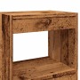 Estantería/divisor de espacios madera envejecida 40x30x198 cm en Librerías y estanterías | Comprar online en Foru.es