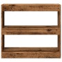 Estantería/divisor de espacios madera antigua 80x30x72 cm en Librerías y estanterías | Comprar online en Foru.es
