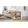 Estantería/divisor de espacios roble artisan 80x30x72 cm en Librerías y estanterías | Comprar online en Foru.es