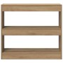 Estantería/divisor de espacios roble artisan 80x30x72 cm en Librerías y estanterías | Comprar online en Foru.es