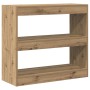 Estantería/divisor de espacios roble artisan 80x30x72 cm en Librerías y estanterías | Comprar online en Foru.es