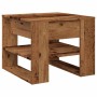 Mesa de centro madera de ingeniería madera antigua 55,5x55x45cm en Mesas de centro | Comprar online en Foru.es