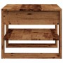 Mesa de centro madera de ingeniería madera antigua 55,5x55x45cm en Mesas de centro | Comprar online en Foru.es