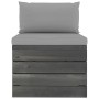 Muebles de jardín de palets 2 piezas cojines madera maciza pino de vidaXL, Conjuntos de jardín - Ref: Foro24-3061660, Precio:...