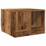 Mesa de centro madera de ingeniería envejecida 50x50x36 cm en Mesas de centro | Comprar online en Foru.es